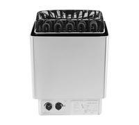 Czyurachel Estufa de sauna eléctrica de 9 kW, montaje en pared, 0-110 °C, horno para sauna de 9 m³, termostato para sauna, 41 x 25 x 58 cm