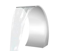 Czyurachel - Fuente de piscina de acero inoxidable 304, no requiere instalación, presión de agua adecuada dentro de 2,5 kg, para estanques, piscinas y piscinas