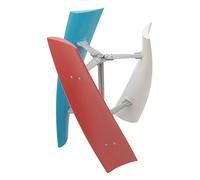 Czyurachel Generador de viento tricolor, 12 V, 400 W, generadores eólicos verticales, generadores eólicos verticales, controlador de generación de energía