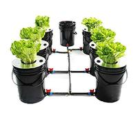 CzyuRachel Kit de sistema de cultivo hidropónico DWC - 20 l x 7 cubos de cultivo interior para el hogar