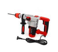 czyurachel Martillo Perforador, 2200w Electric Demolition Hammer, Martillo Perforador Inalámbrico Con 6 Tipos De Brocas, Guantes Y Caja De Herramientas Para Tallar, Fender Y Triturar