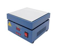 Czyurachel Placa calefactora de 800 W, placa caliente de laboratorio a 400 °C, estación de soldadura PCB, 20 x 20 cm, zona de calefacción, anillo de soldadura digital LED para calefacción de
