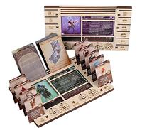 CZYY Gloomhaven/Frosthaven - Tablero de personajes con marcadores HP y XP, 2 organizadores de héroes de madera contrachapada de abedul para ahorrar espacio