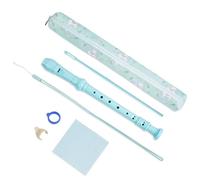 Czzmy Flauta dulce para niños, principiantes, soprano, mango alemán, 8 agujeros para adultos (unicornio verde 6)