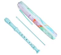 Czzmy Instrumento de grabación para principiantes, niños y adultos, flauta de música soprano de 8 agujeros con varilla de limpieza y bolsa para escuela, estudiantes, entretenimiento en casa (2 tintas