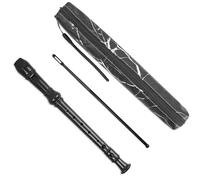 Czzmy Instrumento de grabación para principiantes, niños y adultos, flauta de música soprano de 8 agujeros con varilla de limpieza y bolsa para escuela, estudiantes, entretenimiento en casa (2 mármol