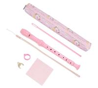 Czzmy Soprano Recorder Flauta Dulce Soprano 8 Orificios C Clave Barroco para Niños con Instrucciones de la Tabla de Digitación(6-Unicornio rosa)