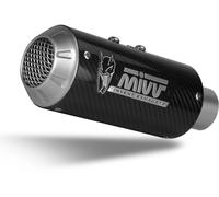 MIVV Silenciador Tubo de escape MK3 Carbono para Ducati Monster 821 2018-2020