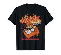 D.A.R.E. America 2 Cool 4 Drugs Flame Logo Daren PSA Camiseta