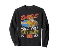 D.A.R.E. Daren The Lion Drug-Free State Champs '83 Retro PSA Sudadera