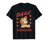 D.A.R.E. Daren The Lion with Stars Keep Kids Off Drugs PSA Camiseta