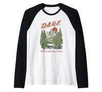 D.A.R.E. Program Nature is My Drug of Choice PSA Camiseta Manga Raglan