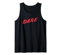 D.A.R.E. Program Simple Red Logo Retro PSA Camiseta sin Mangas