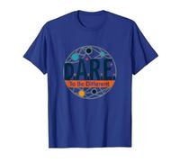 D.A.R.E. To Be Different - Arte Gráfico Inspirador Camiseta, Hombre, Azul Real, L