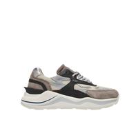 D.A.T.E.- Zapatillas Ivory con Detalles Plateados- Shoes- Mujer- Multicolor- 36 EU- Zapatillas Ivory con Detalles Plateados