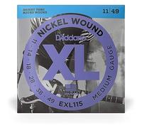 D 'Addario EXL115 XL 11 - 49 cuerdas para guitarra eléctrica TWIN SET w/repuesto e