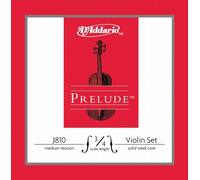 D 'Addario J810 - 3/4 M de B10 Prelude Cuerdas para violín tamaño 3/4, tensión media, 10 unidades)