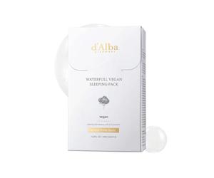d’Alba Paquete de Mascarilla Nocturna Vegana con Trufa Blanca Italiana, Sérum Facial sin Aclarado para Piel Seca y Sensible, Cuidado de la Piel Coreano (4 ml x 12 unidades)