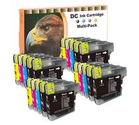 D&C 20x Cartuchos de Tinta Compatible para Brother LC-980/1100 DCP-J715W MFC-490CW MFC-5490CN MFC-5895CW MFC-6490CW MFC-6890CDW MFC-790CW MFC-795CW MFC-990CW MFC-J615W DCP-185C DCP-383C DCP-385C