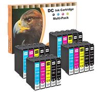 D&C 20x Cartuchos de Tinta compatibles con Epson 129XL 129 para Workforce WF-3520 WF-3540 WF-7525 WF-7515 Stylus SX-235 SX-425 SX-445 SX-535 Office BX-630 (8 Negro, 4 Cian, 4 Magenta, 4 Amarillo)
