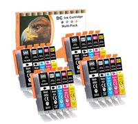 D&C 20x Cartuchos de Tinta Compatibles para Canon PGI-580 XXL CLI-581 XXL para Canon Pixma TR7550 TR8550 TS6150 TS6151 TS6250 TS6251 TS8150 TS8151 TS8152 TS8250 TS8251 TS8300 TS9150 TS9155 TS9550