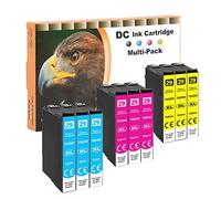 D&C Cartuchos de Tinta Compatible para Epson 29 29XL para Expression HomeXP-235 XP-245 XP-247 XP-255 XP-257 XP-332 XP-335 XP-342 XP-345 XP-352 XP-355 XP-432 XP-435 (3Cian/3Magenta/3Amarillo, 9-Pack)