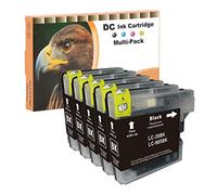 D&C - Cartuchos de tinta compatibles con Brother LC-985 BK XL para DCP J125, J140 W, J315 W, J315 X, J415, J515 W, MFC J220, J265 W, J270 W, J280 W, J410 Serie