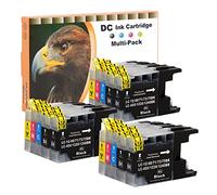 D&C Cartuchos de Tinta compatibles para Brother LC-1220 LC-1240 XL para Brother DCP-J525W DCP-J725DW DCP-J925DW MFC-J280W MFC-J425W MFC-J430W MFC-J435W MFC-J5910DW MFC-J625DW MFC-J6510DW (15-Pack)
