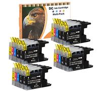 D&C Cartuchos de Tinta compatibles para Brother LC-1220 LC-1240 XL para Brother DCP-J525W DCP-J725DW DCP-J925DW MFC-J280W MFC-J425W MFC-J430W MFC-J435W MFC-J5910DW MFC-J625DW MFC-J6510DW (20-Pack)