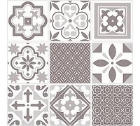 d-c-fix 6 vinilos azulejos adhesivos de pared Baldosas orientales 30x30 cm - impermeable y lavable - paneles decorativos pegatinas baldosas decoración revestimiento PVC - para baño, cocina