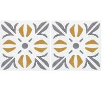 d-c-fix 6 vinilos azulejos adhesivos de pared Cubia oro 15x15 cm - paneles decorativos lavables pegatinas baldosas decoración revestimiento PVC - para baño, cocina (Paquete de 2)