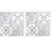 d-c-fix 6 vinilos azulejos adhesivos de pared Estilo vintage - impermeable y lavable - paneles decorativos pegatinas baldosas decoración revestimiento PVC - para baño, cocina - 30x30 cm (Paquete de 2)