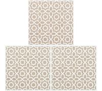 d-c-fix 6 vinilos azulejos adhesivos de pared Lina beige 15x15 cm - paneles decorativos lavables pegatinas baldosas decoración revestimiento PVC - para baño, cocina (Paquete de 3)