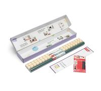 d-c-fix Juego creativo de láminas adhesivas para estanterías Ikea Kallax, 2 tablas de madera, 1 color verde mallard (67,5 cm x 2 m cada uno), tiras de madera