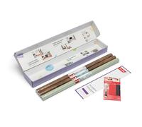 d-c-fix Juego creativo de láminas adhesivas para muebles Ikea Besta Sideaboard - 2 x Flagstaff Oak, 1 x Uni satinado verde (67,5 cm x 2 m)