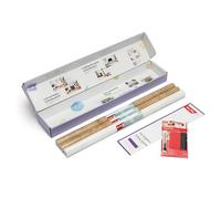 d-c-fix Juego creativo de láminas adhesivas para muebles Ikea Besta Sideaboard - 2 x Ribbeck Oak, 1 x Concrete White (67,5 cm x 2 m)