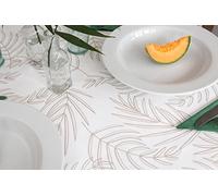 d-c-fix mantel de mesa rectangular de hule Liliana 150 cm x 220 cm eckig - impermeable, antimanchas, estilo vintage para cocina, comedor y jardín - apto para contacto con alimentos
