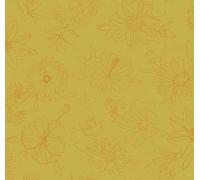 d-c-fix mantel de mesa rectangular de hule Palmas amarillo 150 cm x 250 cm oval - impermeable, antimanchas, estilo vintage para cocina, comedor y jardín - apto para contacto con alimentos