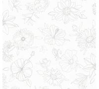 d-c-fix mantel de mesa rectangular de hule Palmas Gris 150 cm redondo