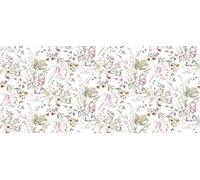 d-c-fix mantel de mesa rectangular de hule Susurro Flor 140 cm x 180 cm | impermeable, antimanchas, estilo vintage para cocina, comedor y jardín - apto para contacto con alimentos