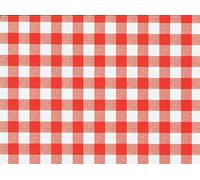 d-c-fix mantel hule mesa Manhattan Avanti rojo blanco - antimanchas resinado impermeable moderno - plastico pvc vinilo - para interior y exterior - 110 cm x 140 cm rectangular