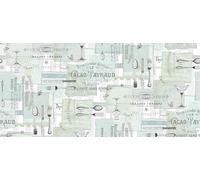 d-c-fix mantel hule mesa Manhattan gastrónomo agua - antimanchas resinado impermeable moderno - plastico pvc vinilo - para interior y exterior - 110 cm x 140 cm rectangular