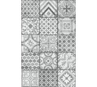 d-c-fix mantel hule mesa Manhattan Visbi - antimanchas resinado impermeable moderno - plastico pvc vinilo - para interior y exterior - 110 cm x 140 cm rectangular