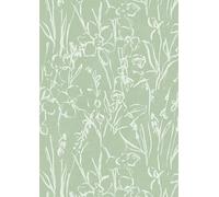 d-c-Fix Mantel Hule Mesa Monte Carlo Freshfield Verd - Lavable e Impermeable - Interior y Exterior - Mantel plástico de Vinilo PVC - 140 x 180 cm Rectangular