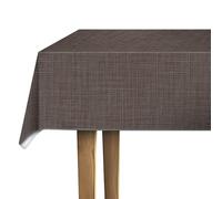 d-c-fix mantel hule mesa Monte Carlo Sharon castaña - antimanchas resinado impermeable moderno - plastico pvc vinilo - para interior y exterior - 140 cm x 180 cm rectangular