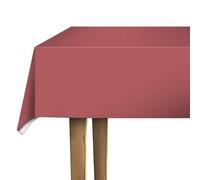 d-c-fix mantel hule mesa PVC-free Mineral Rojo - antimanchas resinado impermeable moderno - plastico - para interior y exterior - 220 cm x 150 cm rectangular