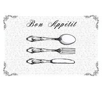 d-c-fix manteles individuales Rio Ben apetito - lavables antimanchas plastico PVC - tapetes para mesa salvamanteles bajoplatos mantelitos - 29 cm x 44 cm rectangular