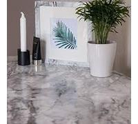 d-c-Fix Película Adhesiva para Muebles - Blanco-Gris 90 cm x 15 m