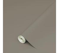 d-c-fix vinilo adhesivo muebles Gris pardo unicolor brillante autoadhesivo impermeable decorativo para cocina, armario, puerta, mesa papel pintado forrar rollo láminas 45 cm x 2 m