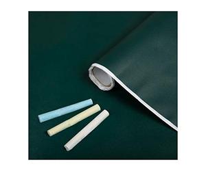 d-c-fix pizarra adhesiva tiza verde - para cocina, nevera, niños, escuela, oficina - lámina vinilo papel rollo forro pegatina - 90 cm x 1,5 m
